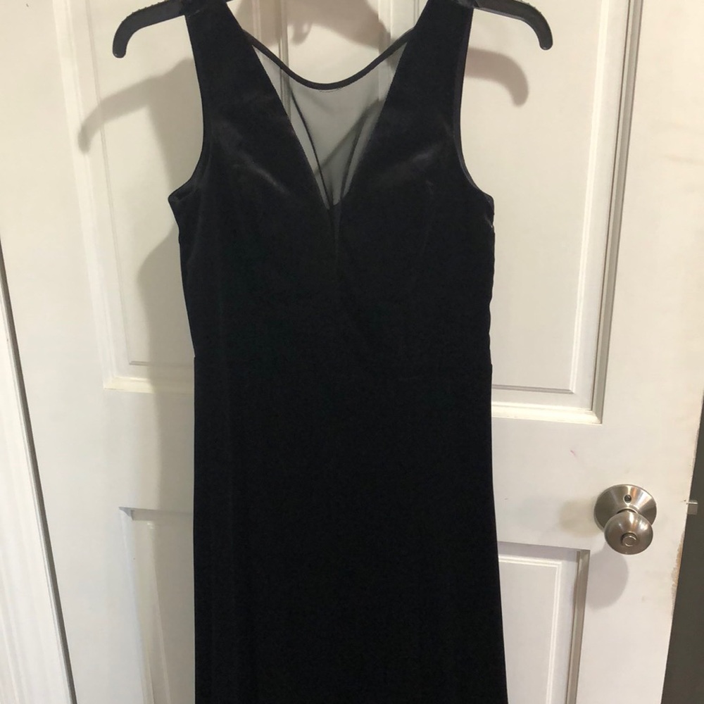 Black Satin Dress